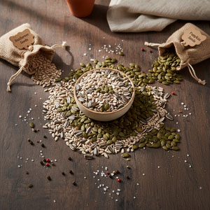 sunflower & pumpkin seeds